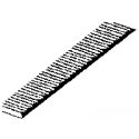Styrene - Steps/Louvers -- 34-Degree Incline, 3-7/8 x 2-1/8′ 9.8 x 5.4cm, N, Plastruct Inc 90951