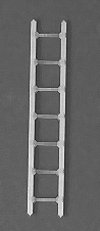 Freight Car Ladders -- Long pkg(10), HO, Detail Associates 6207