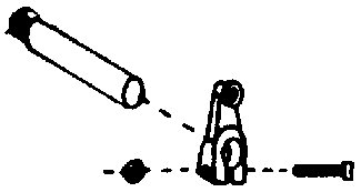 Steam Loco Eccentric Crank (Brass Casting), HO, Cal Scale 384