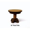 Round Table Laser-Cut Wood Kit pkg(4) -- 36′ 91.4cm, HO, B.T.S. 23021