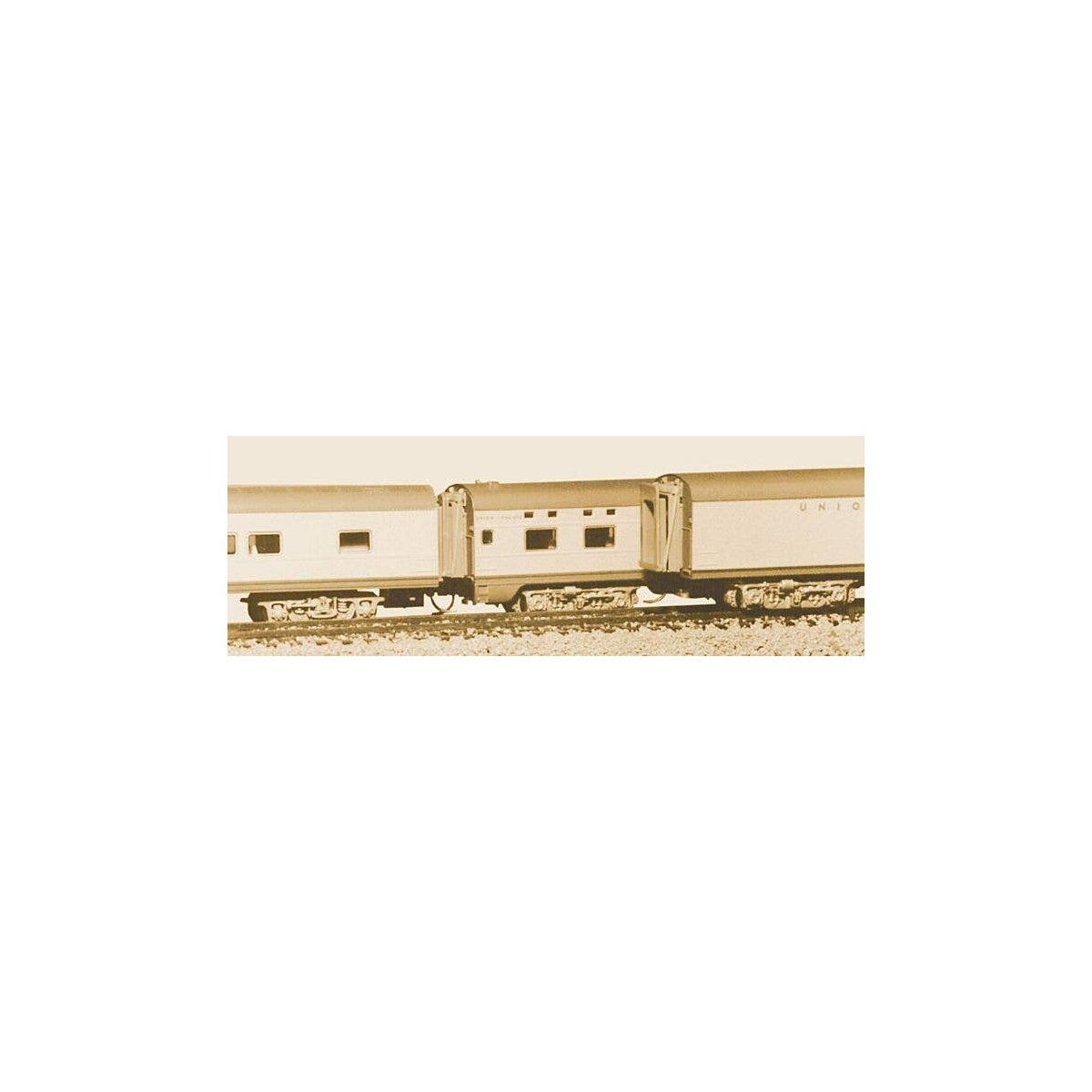 Diaphragms -- Streamline Passenger Cars Gray, N, American Limited Models 8500