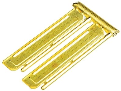 Brass Sunshades -- EMD Wide-Cab Diesels pkg(2), HO, Detail Associates 101303