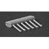 Nut-Bolt-Washer Castings (Plastic) pkg(24) -- Scale 3/4` Nut w/2` Washer, HO, Detail Associates 2203
