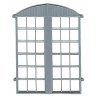 Roundhouse/Warehouse Windows w/Rounded Top Facia -- Scale 113 x 143′ 287 x 363cm pkg(3), HO, Grandt Line Products Inc 5307