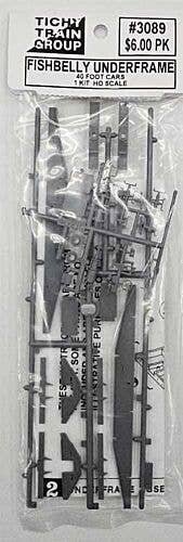 40′ Fishbelly Underframe - Kit, HO, Tichy Train Group 3089