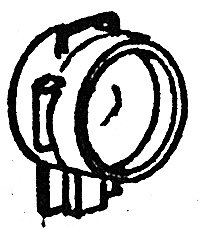 Parts for Budd Rail Diesel Cars (RDC) -- Door-Mounted Signal Lights 1 Pair, HO, Custom Finishing 341