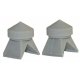 Roof Vents -- Unpainted pkg(2), O, Bar Mills LLC 4037