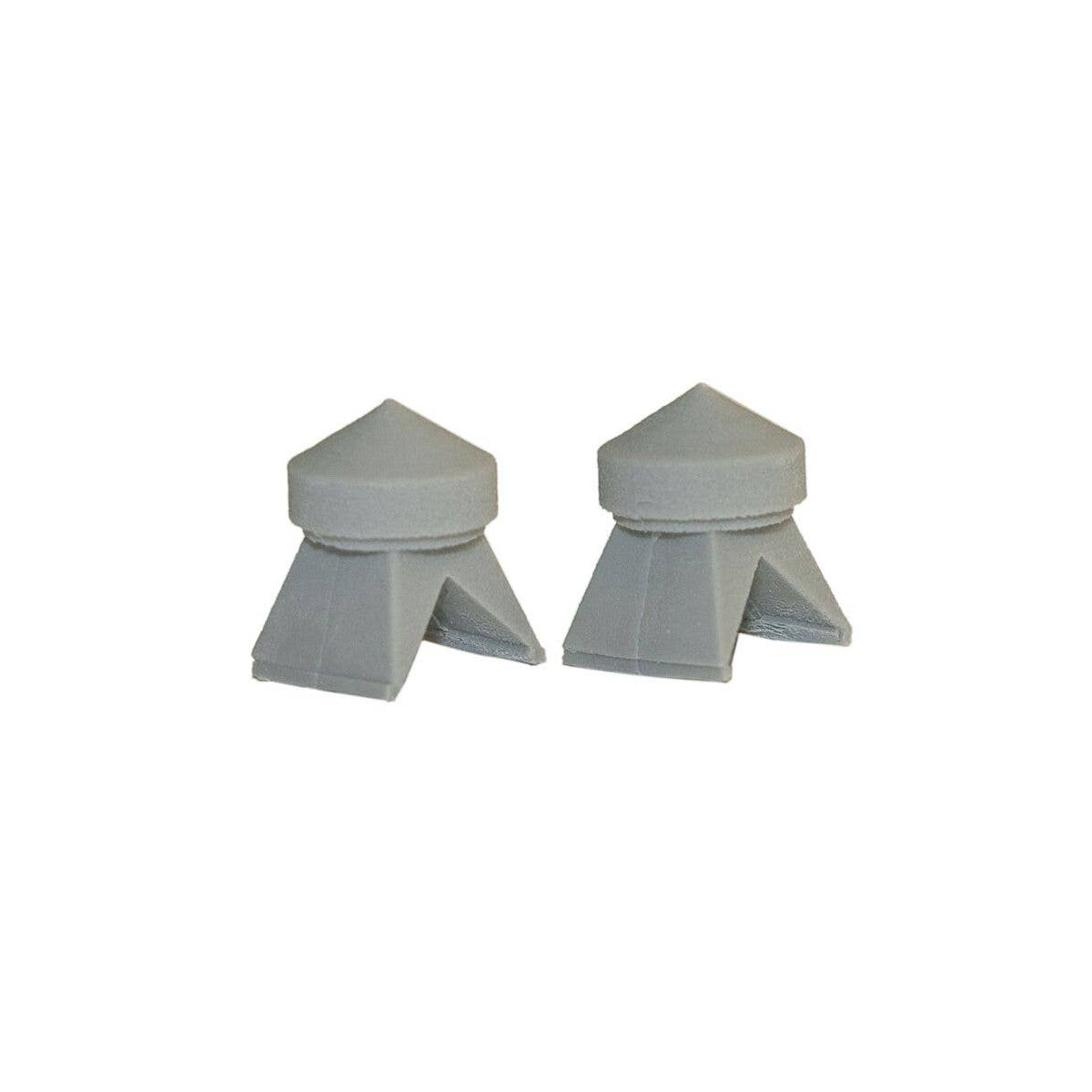 Roof Vents -- Unpainted pkg(2), O, Bar Mills LLC 4037