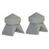 Roof Vents -- Unpainted pkg(2), O, Bar Mills LLC 4037