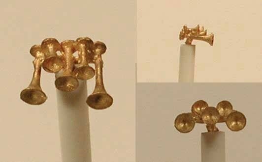 Nathan P-5 5-Chime Air Horn All Forward - Brass, HO, Cal Scale 614