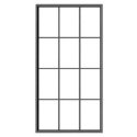 12-Pane Masonry Window with Precut Glazing -- Scale 64 x 126′ 162 x 320cm pkg(4), O, Tichy Train Group 2089