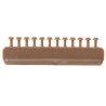 Nut, Bolt & Washer Detail -- 4-1/2` Hex Bolt w/7` Washer, Styrene, Rust Color, pkg(96), HO, Tichy Train Group 8270
