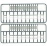 Open-Great Platforms with Handrails pkg(2) -- Each: 3/8 x 3-7/8′ 1 x 9.8cm, HO, Tichy Train Group 8001