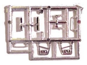 Assorted Mirrors -- Package, HO, Herpa Models 5334