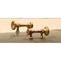 Air Horns (Unpainted Brass Casting) -- Leslie A-200 Standard for F Units (1 Pair), HO, Cal Scale 542