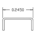 Grab Irons (.012` Wire) -- Scale 21` Straight - pkg(20), HO, Cal Scale 508