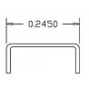 Grab Irons (.012` Wire) -- Scale 21` Straight - pkg(20), HO, Cal Scale 508