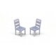 Common Dining Chairs -- Unpainted, HO, ALL SCALE MINIATURES 8711019