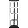 Windows -- Double-Hung, 8-Pane pkg(8), HO, Grandt Line Products Inc 5255