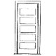 30′ 5-Panel Door -- With Frame, O, Grandt Line Products Inc 3602