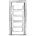 30′ 5-Panel Door -- With Frame, O, Grandt Line Products Inc 3602