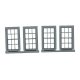 Double-Hung Windows -- 6-Over-6 - Scale 30 x 56′ 76.2 x 142cm pkg(4), O, Grandt Line Products Inc 3762