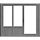 Doors -- Window/Door Combo, HO, Pikestuff 1105