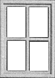 Windows -- Four-Pane, HO, Pikestuff 2103