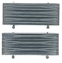 Mill Gondola Drop Ends 1 Pair, HO, Tichy Train Group 3061