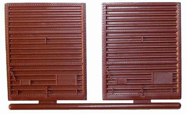 Youngstown Doors pkg(4) -- 8′, HO, Accurail Inc 111