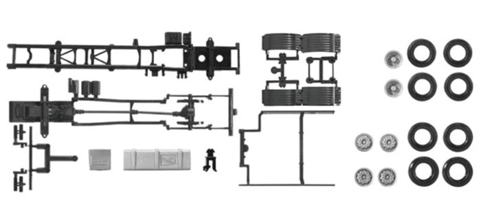 MAN TGX Straight Truck - Kit -- Undecorated pkg(2), HO, Herpa Models 83966