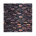Wall Card 8-1/4` x 5-13/16` (21cm x 14.8cm) -- Dark Brick /2, HO, Busch Gmbh & Co Kg 7424