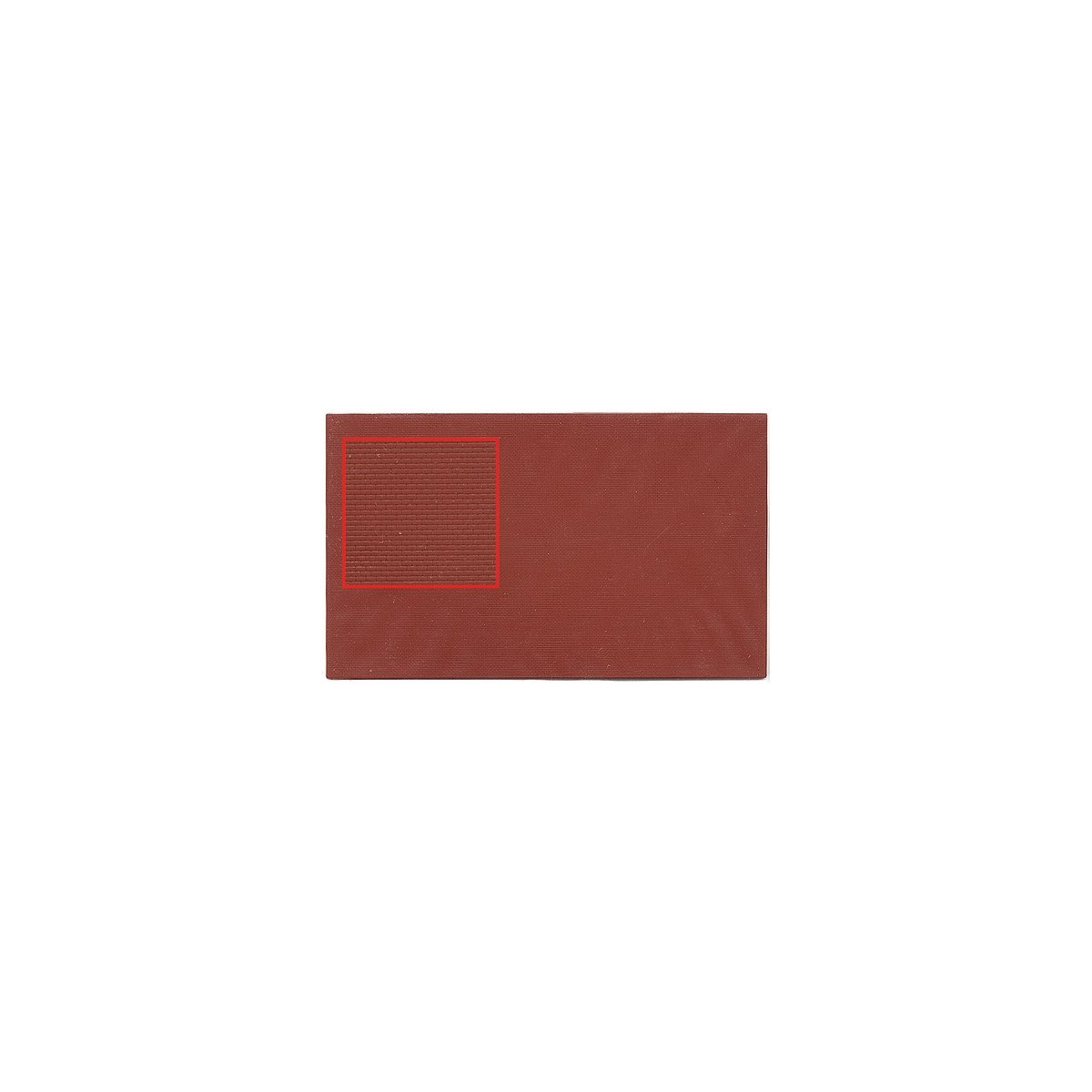 Wall Section -- Brick-Clinker (brown) 4-5/8 x 7-13/16′ 11.9 x 19.8cm Plastic Sheet, N, Kibri 37964