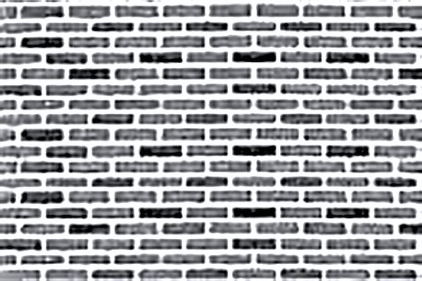 Patterned Plastic Sheet 2-Pack -- Brick 7-1/2 x 12′ 19.1 x 30.5cm, HO, JTT Miniature Tree 97422