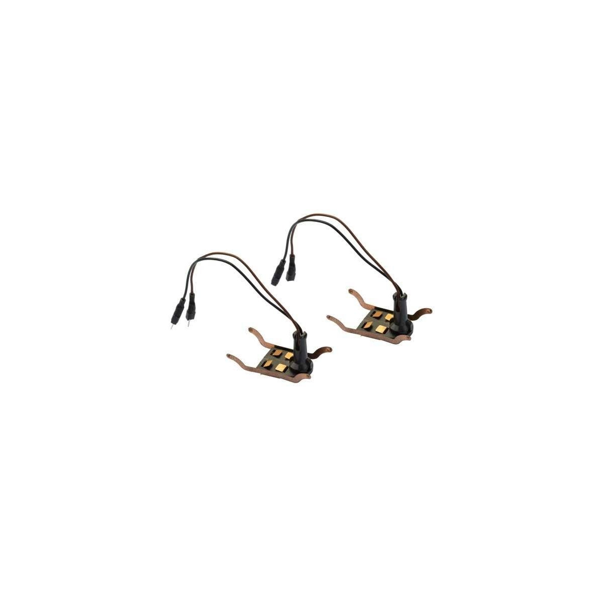 Asymmetrical Connection Hardware -- For the 739-73410 and 73411 Lighting Kits, HO, Trix 66716