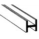 Styrene Structural Shapes - H-Columns -- 1/16 x 10′ pkg(10), All Scales, Plastruct Inc 90541