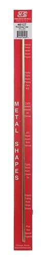 Brass Tube - 12` 30cm Long -- 1/8` 3.18mm Outside Diameter, All Scales, K & S Engineering 8127