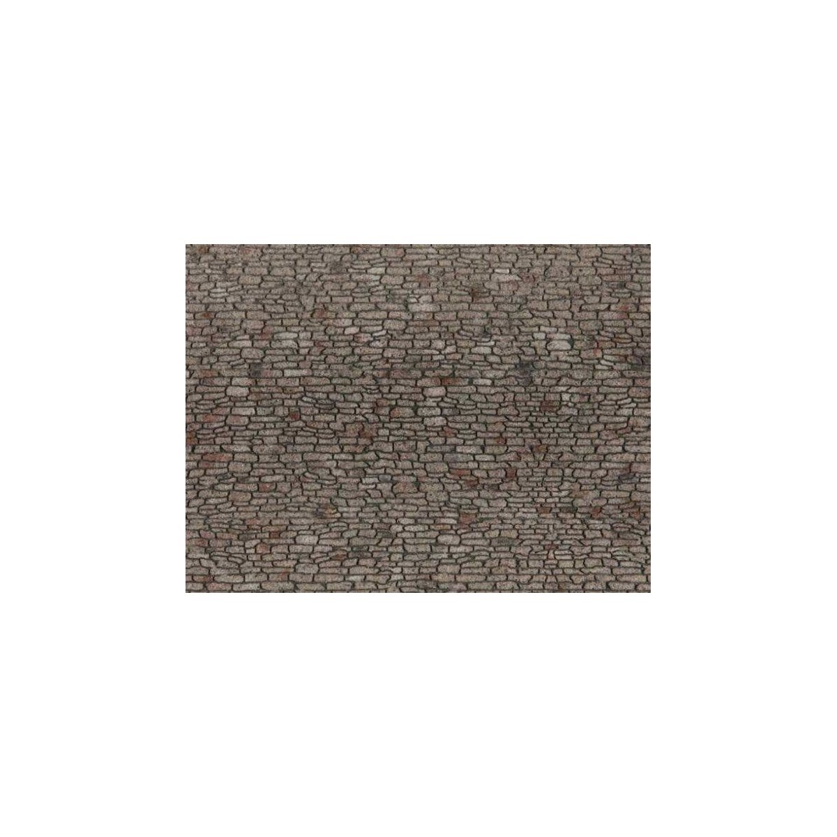 Structured Flexible 3-D Texture Sheet -- Quarrystone Wall 11 x 3-15/16′ 28 x 10cm, HO, Noch Gmbh & Co 60371