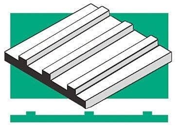 Board & Batten 12x24` -- .125` Spacing, All Scales, Evergreen Scale Models 14544
