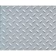 Patterned Sheets - Safety Tread - Single Diamond Plate - .020 x 7 x 12′ pkg -- White - .12, All Scales, Plastruct Inc 91686