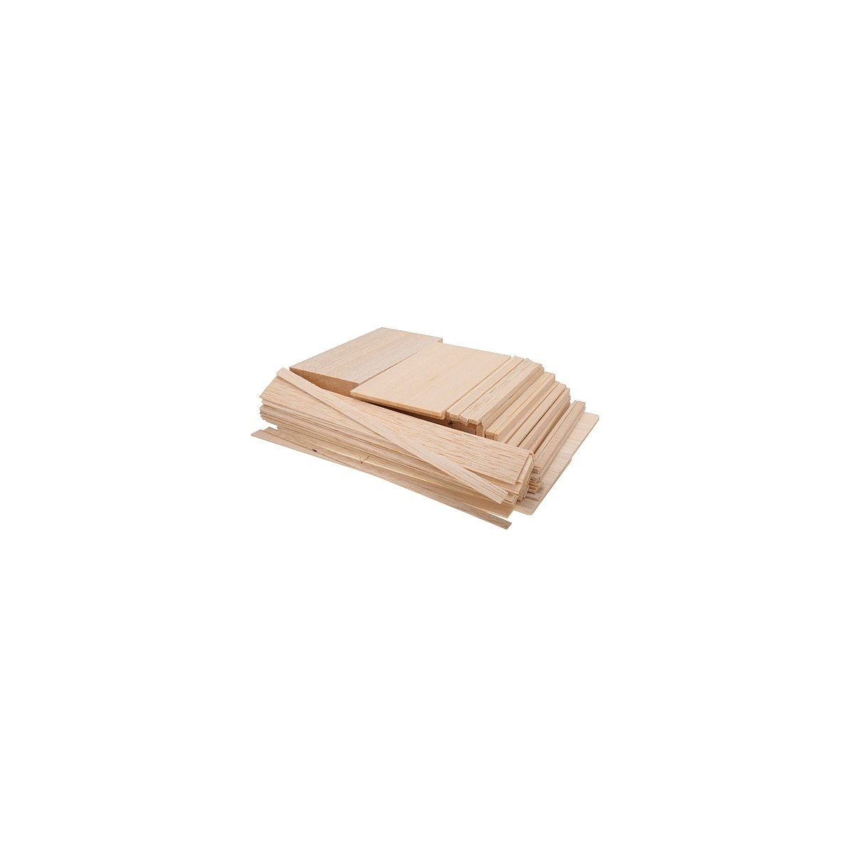 Economy Bag -- Balsa Wood pkg(24), All Scales, Midwest Products Co Inc 19