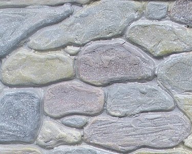 Patterned Sheets - Stone - Field Stone - .020 x 7 x 24` -- .750` Beige Stones, All Scales, Plastruct Inc 91583