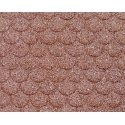 Patterned Sheets - Roofing - Scalloped Tile - .020 x 7 x 12` pkg(2) -- .375` Red Tiles, G, Plastruct Inc 91654