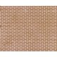 Patterned Sheets - Brick - .020 x 7 x 12` pkg(2) -- .187` Red Bricks, O, Plastruct Inc 91613