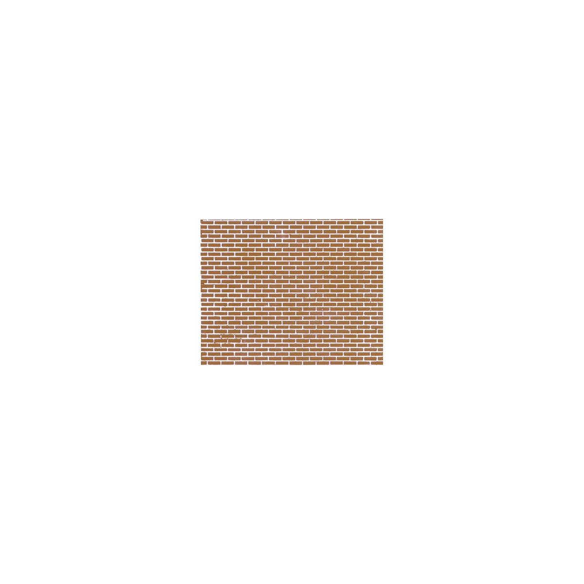 Patterned Sheets - Brick - .020 x 7 x 12` pkg(2) -- .187` Red Bricks, O, Plastruct Inc 91613