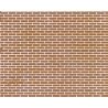Patterned Sheets - Brick - .020 x 7 x 12` pkg(2) -- .187` Red Bricks, O, Plastruct Inc 91613