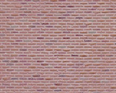 Patterned Sheets - Rough Brick - .020 x 7 x 12` pkg(2) -- .200` Red Bricks, O, Plastruct Inc 91606