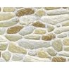 Patterned Sheets - Stone - Field Stone - .020 x 7 x 12` pkg(2) -- .575` Beige Stones, G, Plastruct Inc 91564