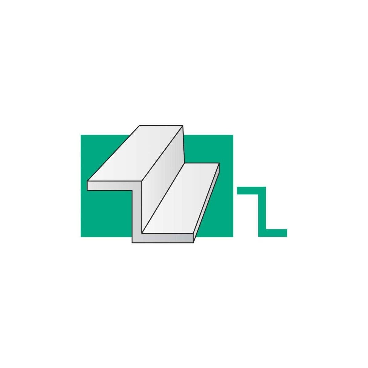 Z Channel Styrene Strip Economy Pack 14` 35cm -- .080` 2mm pkg(20), All Scales, Evergreen Scale Models 5752