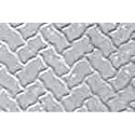 Patterned Plastic Sheet 2-Pack -- Interlocking Paving 7-1/2 x 12′ 19.1 x 30.5cm, HO, JTT Miniature Tree 97430